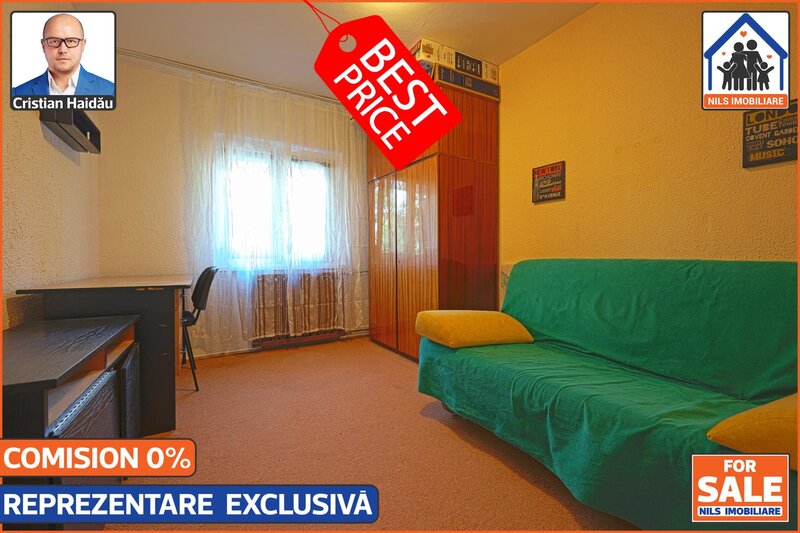 Decebal ocazie! - Apartament 4 camere, 2 bai, 2 balcoane